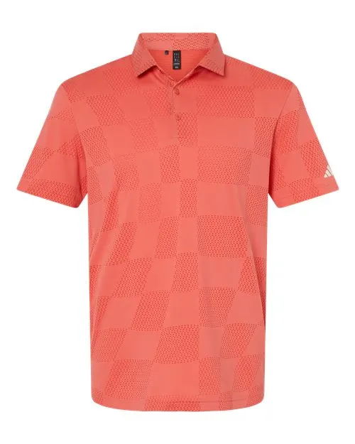 Men's Ultimate365 Textured Polo in Preloved Scarlet