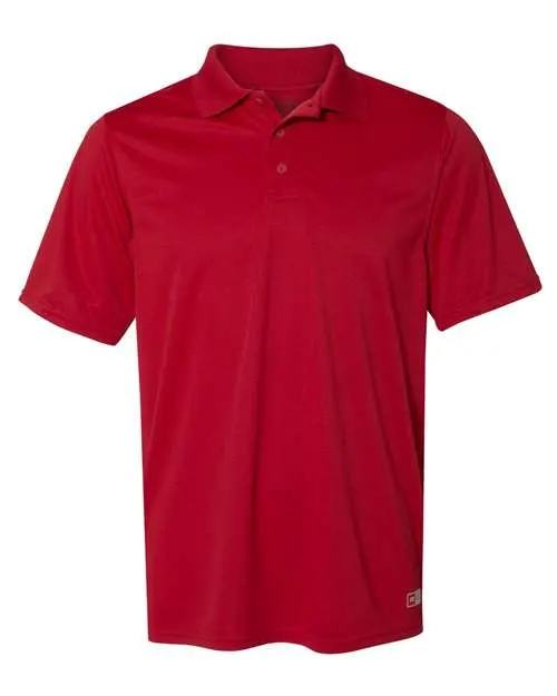 Men's Essential Perfomance Polo in True Red