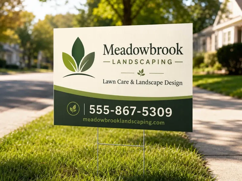 12" × 18" Yard Signs