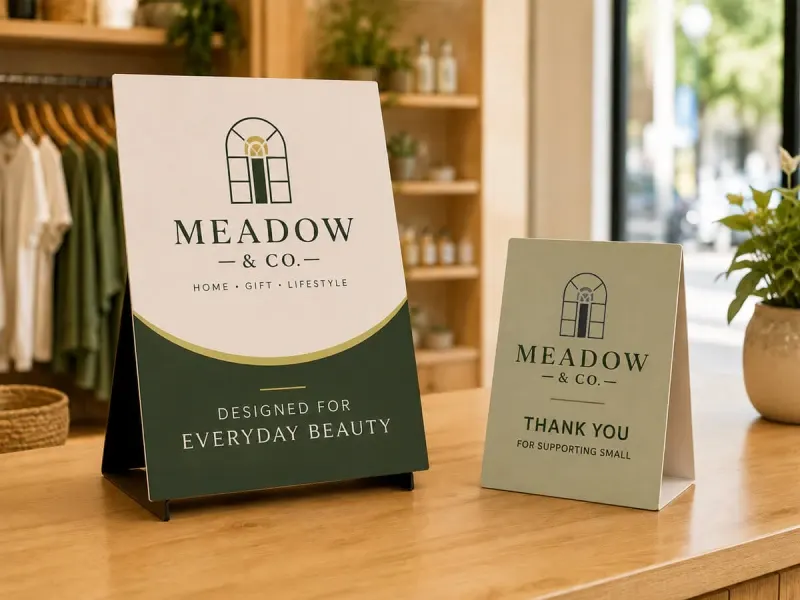 Cardboard Display Signs