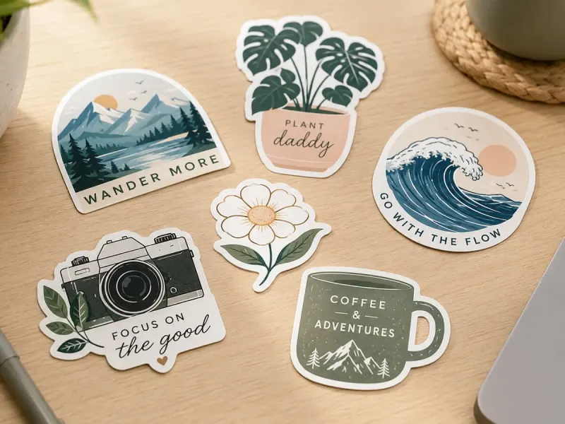 Custom Shape Stickers
