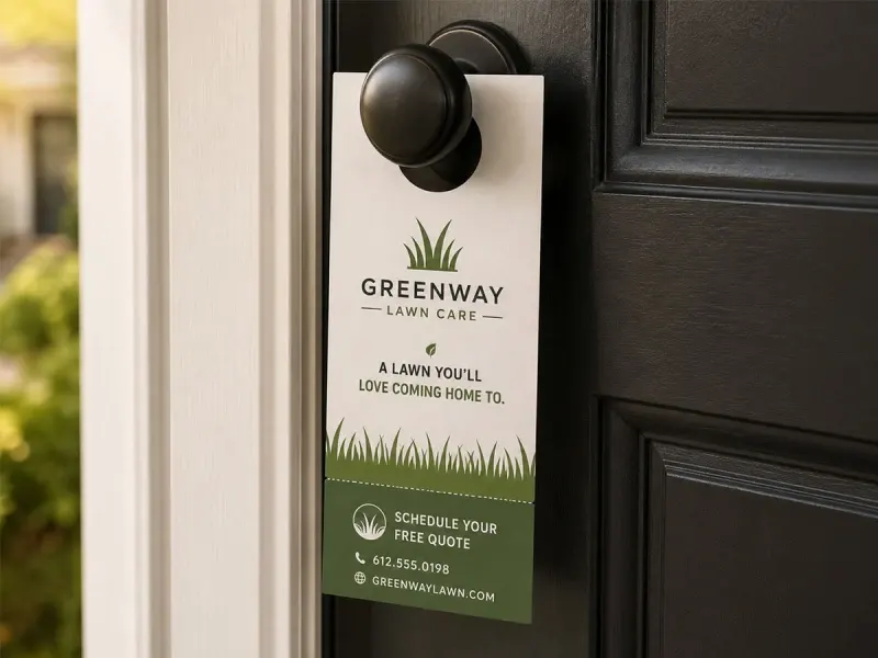 Door Hangers with Tear-Off