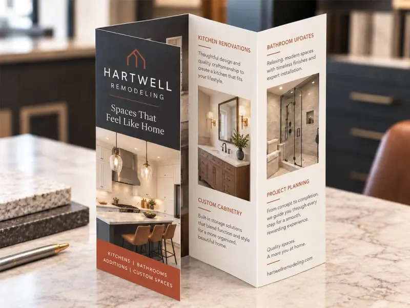 Double Parallel Fold Brochures