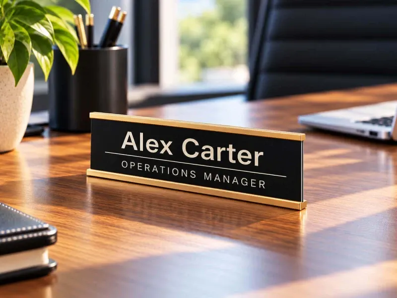 Engraved Plastic Signs