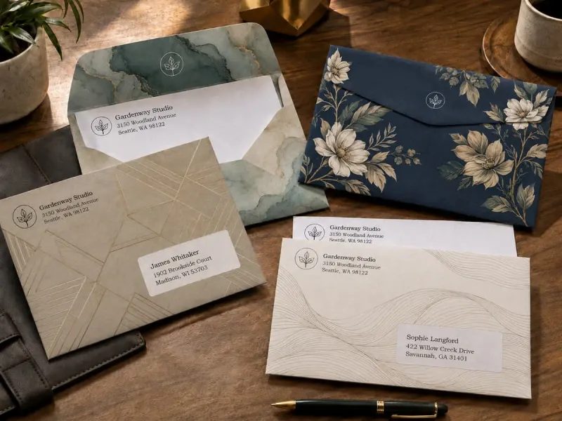 Full-Bleed Custom Envelopes