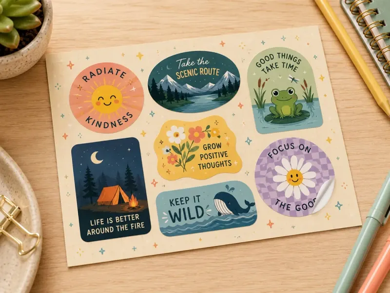 Kiss-Cut Sticker Sheets
