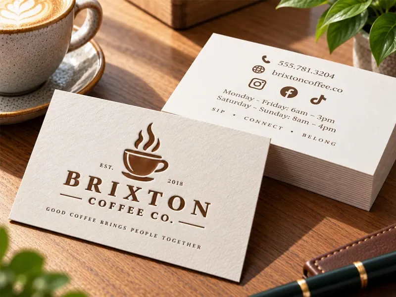 Letterpress Business Cards
