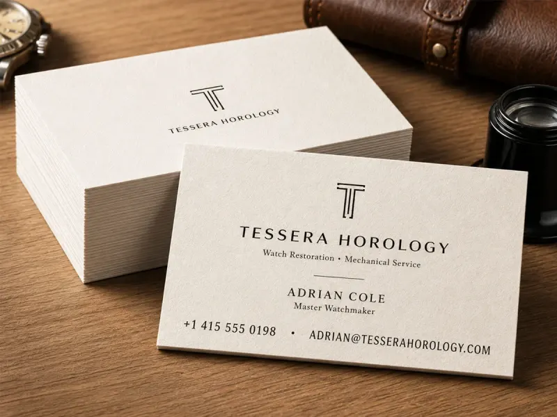 Luxury Thick Business Cards