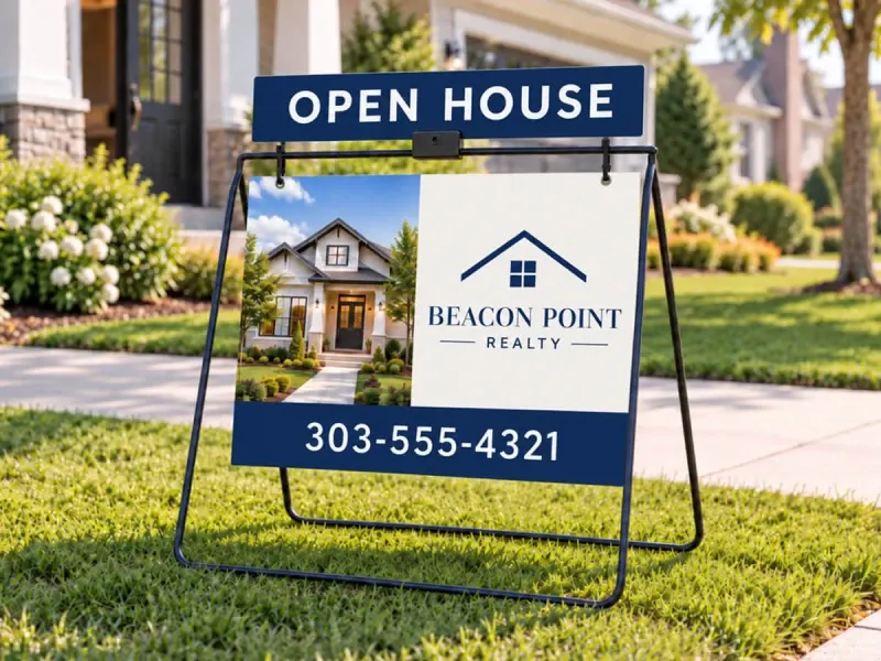 Real Estate A-Frame Sign