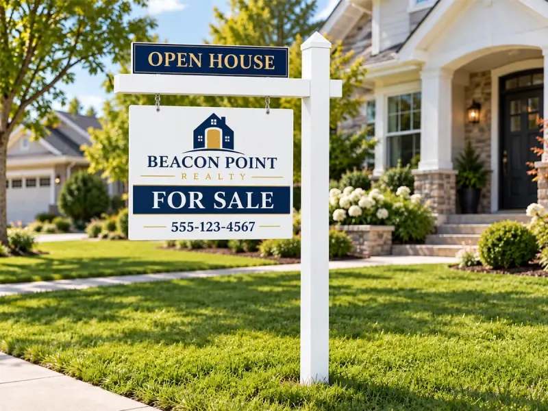 Real Estate Sign Post