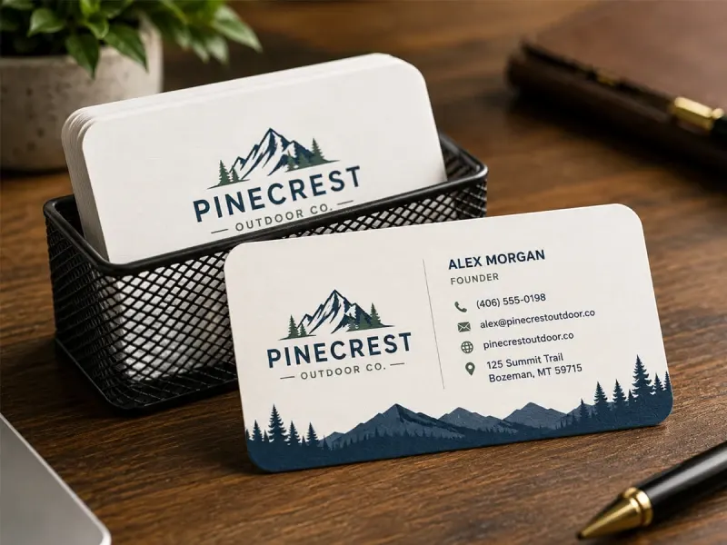Rounded Corner Business Cards