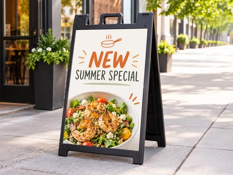 Sidewalk A-Frame Sign